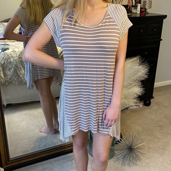 Soft Striped Knit Dress or Coverup - Picture 6 of 10